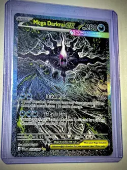 Pokemon TCG Me:05 - Pitch Black - MEGA DARKRAI EX 116/084 Chase Card [MINT]💎 - Image 1