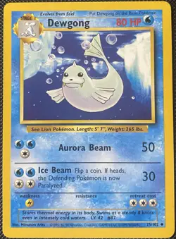 Dewgong 025/102 Base Set Regular - Pokemon Card - Image 1