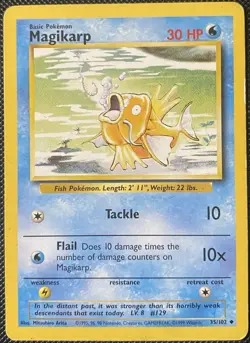 Magikarp 035/102 Base Set Regular - Pokemon Card - Image 1