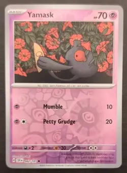 Yamask 82/191 Reverse Holo Surging Sparks Common Pokemon TCG Card NM - Image 1