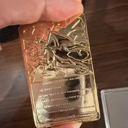 Burger King Pokemon 23K Gold Plated Charizard Card w/ clear case, NO CERTIFICATE - Image 5