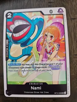 Nami (088) OP10-088 Royal Blood Release Event Cards - Stamped - One Piece NM - Image 1