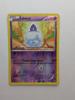 Litwick Common XY - Steam Siege 48/114 LP Reverse Holofoil Pokemon Card - Image 1