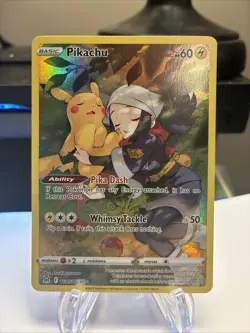 Pokemon Pikachu TCG TG05/TG30 Swsh11 Trainer Gallery Holo Card NM/M Condition - Image 1