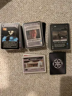 Star Wars Decipher CCG Black Border And White Border Card Lot - Image 1