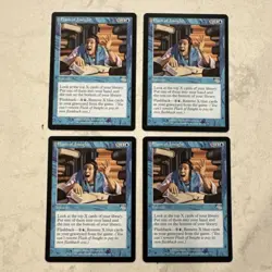 Magic the Gathering MTG Flash Of Insight Play Set Of 4 Cards - Image 1