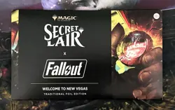 MTG Secret Lair FALLOUT: Welcome to New Vegas - FOIL - US Seller In Hand SEALED - Image 2