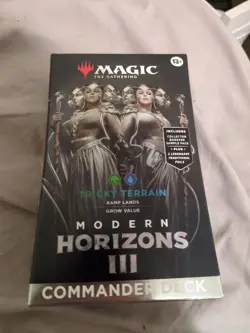 MTG - Modern Horizons 3 -Tricky Terrain Commander Deck - NEW/SEALED - Image 1