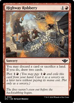 HIGHWAY ROBBERY x4 mtg NM-M Outlaws of Thunder Junction 4 Common - Image 1