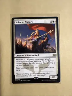 MTG Voice of Victory TDM 0033 R NM Regular - Image 2