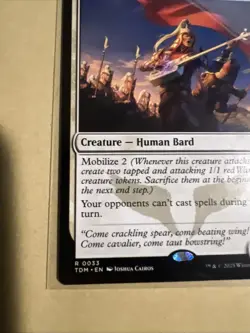 MTG Voice of Victory TDM 0033 R NM Regular - Image 3