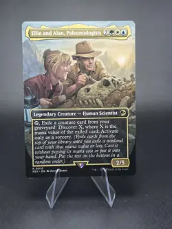 Ellie and Alan Paleontologists Borderless, Near Mint, English - Image 1
