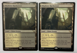 MTG Shadowy Backstreet 0268 Murders at Karlov Manor Rare unplayed - Image 1