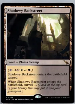 Shadowy Backstreet [MKM] #268 NM MTG - Image 1