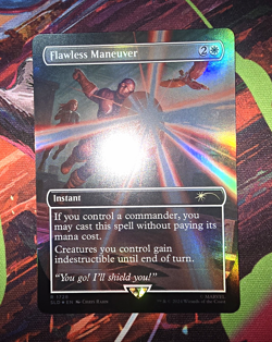 MTG SLD Flawless Maneuver #1728 Rainbow Foil NM/M - Image 1
