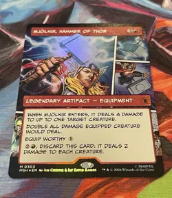 Wizards of the Coast MTG Mjolnir, Hammer of Thor Marvel SH 0303 Mythic EN - Image 1