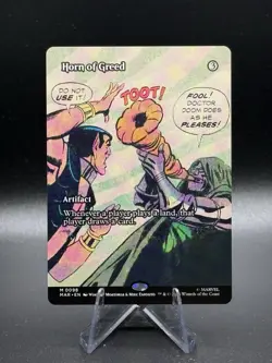 Horn of Greed 0098 (Borderless Non-Foil) MTG: MAR- NM - Image 1