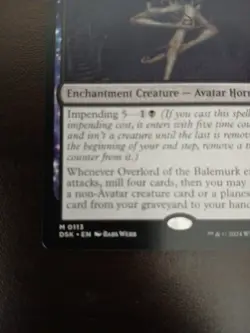 Overlord of the Balemurk 113 Duskmourn: House of Horror MTG NM - Image 5