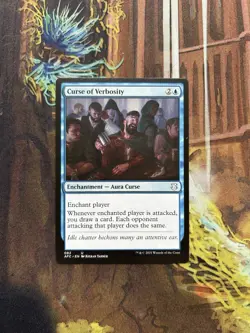 Curse of Verbosity - MTG AFR Commander - NM - Image 1