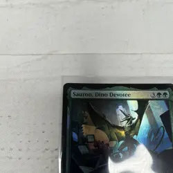 Sauron, Dino Devotee 0731 Mythic Foil Legendary Creature MTG Marvel super hero - Image 2
