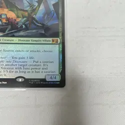 Sauron, Dino Devotee 0731 Mythic Foil Legendary Creature MTG Marvel super hero - Image 4