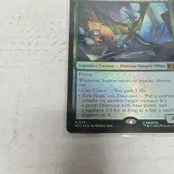 Sauron, Dino Devotee 0731 Mythic Foil Legendary Creature MTG Marvel super hero - Image 5