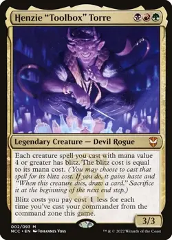 Henzie “Toolbox” Torre Commander Deck - Blitz, Sacrifice & Reanimator - Image 1