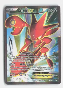 Scizor EX 119/122 Ultra Rare BREAKpoint Pokemon Holo - Image 1