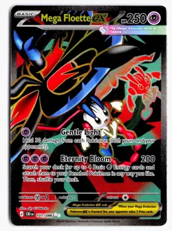 Mega Floette ex 101/086 Ultra Rare Chaos Rising Pokemon Holo NM - Image 1