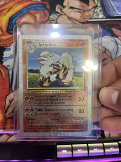 2002 Pokemon Legendary Collection Arcanine Reverse Holo 36/110 Rare Foil - Image 1