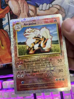 2002 Pokemon Legendary Collection Arcanine Reverse Holo 36/110 Rare Foil - Image 3