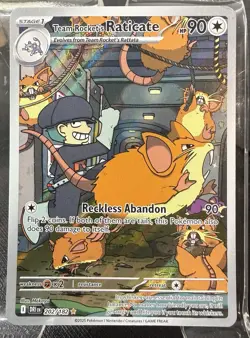 Team Rocket's Raticate - Destined Rivals - Illustration Rare 202/182 - Image 1
