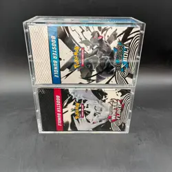 2x Pokemon Black Bolt White Flare Sealed Booster Bundle Display Case W/Acrylic - Image 5