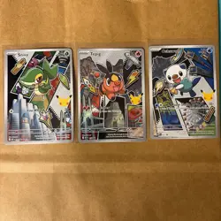 Pokemon TCG Series 2 First Partner Illustration Collection Gen 5 Unova FULL SET - Image 1