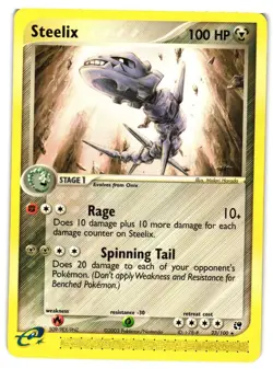 Pokemon TCG Steelix 23/100 Rare Sandstorm LP - Image 1