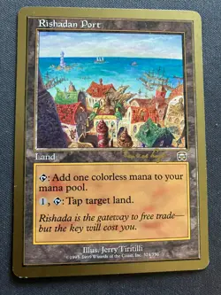 MTG Rishadan Port {2001 Tom van de Logt (MMQ) World Championship Decks} - LP/MP - Image 1
