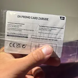 Zarude Pitch black promo gamestop NEW SEALED IN HAND! SHIPS FAST - Image 2