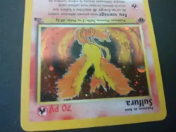 Moltres Sulfura Fossil 12/62 French 1st Edition Holo rare Pokemon TCG Pokemon - Image 5