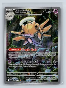 Shedinja 144/132 Illustration Rare Mega Evolution Pokemon Holo Near Mint - Image 1