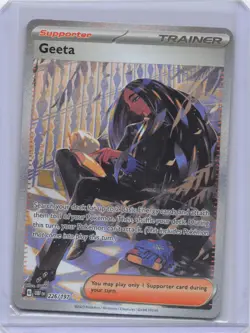 Pokemon TCG Geeta Special Illustration Rare SV03: Obsidian Flames 226/197 NM - Image 1