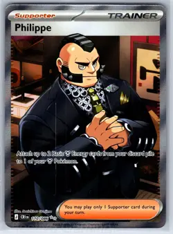 Philippe 110/086 Holo Ultra Rare Chaos Rising Pokemon NM Gunjima - Image 1