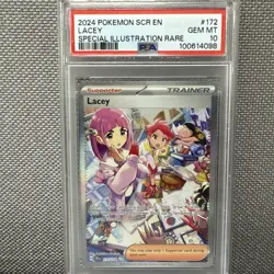 PSA 10 LACEY 172 STELLAR CROWN SPECIAL ILLUSTRATION RARE TRAINER POKEMON - Image 1