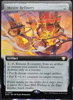 Moxite Refinery #37 Commander: Edge of Eternities Regular Extended Art Rare - Image 1