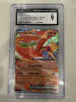 Ho-Oh ex 007/034 PSA 9 MINT TCG Classic Holo Pokemon - Image 1
