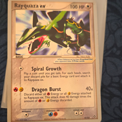 Pokemon TCG Rayquaza ex 97/97 World Championships 2004 Holo Rare 100HP ENG - Image 1