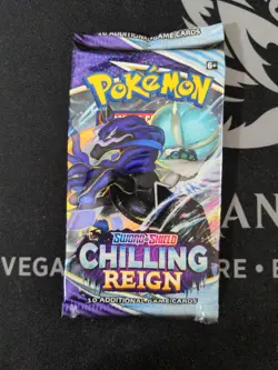 MISPRINT Chilling Reign ERROR MISCUT Booster Pack RARE SEALED! Pokemon! - Image 1