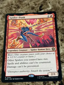 SPIDER-PUNK Magic MTG Spiderman - Image 1