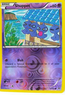 Shuppet 30/108 Common Roaring Skies Pokemon Reverse Holo Near Mint - Image 1