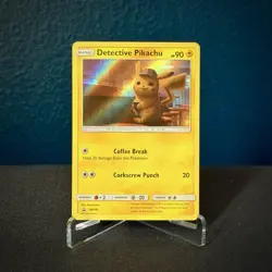 Pokemon TCG Detective Pikachu SM190 Promo Holo - Image 1