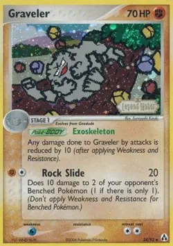 Graveler - 34/92 - Legend Maker [Reverse-Holo] - LP - Pokemon - Read Desc. - Image 1